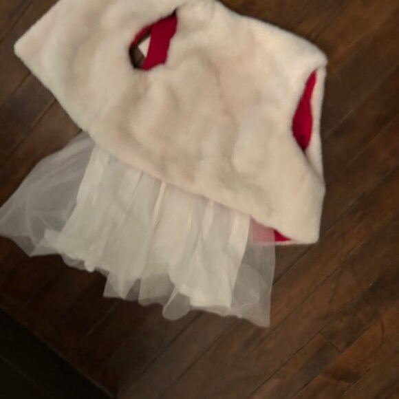 NEW size 2t baby girls red dress formal little girl christmas 2 t babies red - Picture 3 of 3